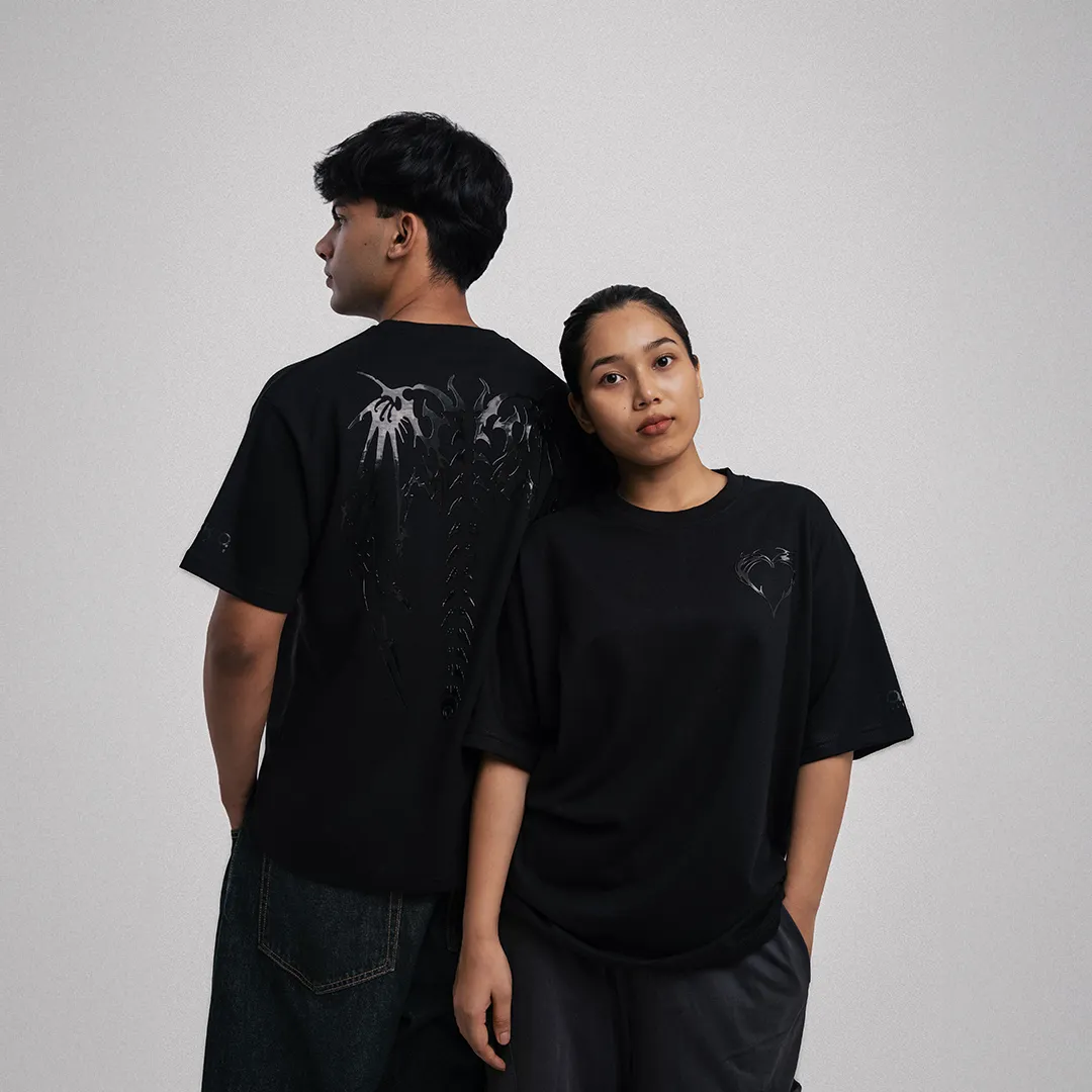 Metal Heart Oversized T-Shirt - Image 6