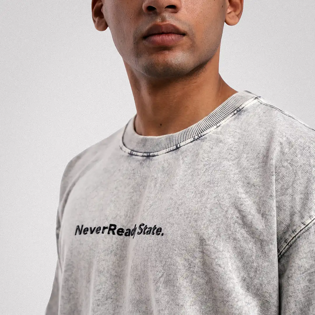 NeverReady State Oversized T-Shirt - Image 3