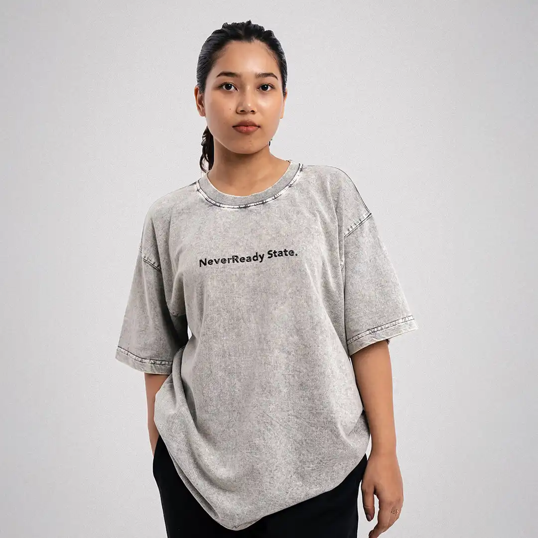 NeverReady State Oversized T-Shirt - Image 5